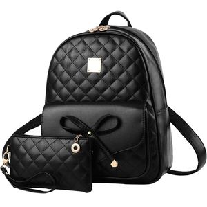 Small black backpack small bag cute mini purse